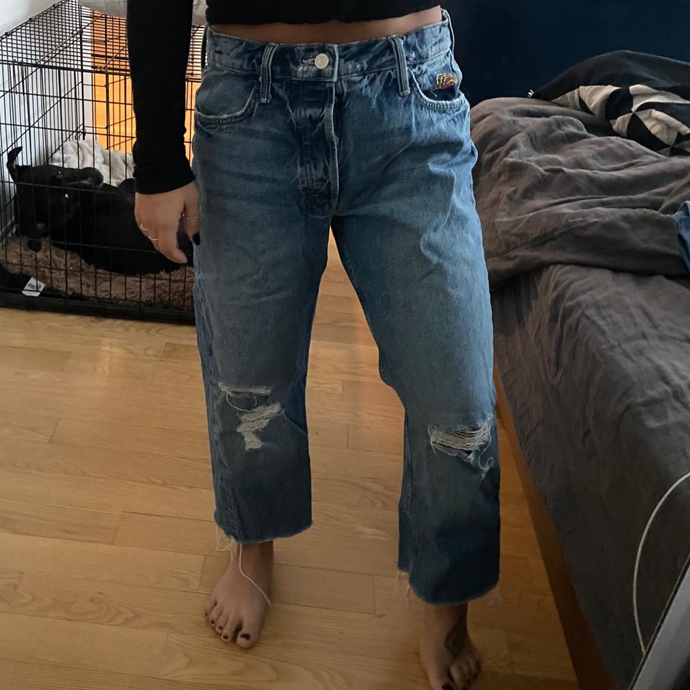 Mother straight leg